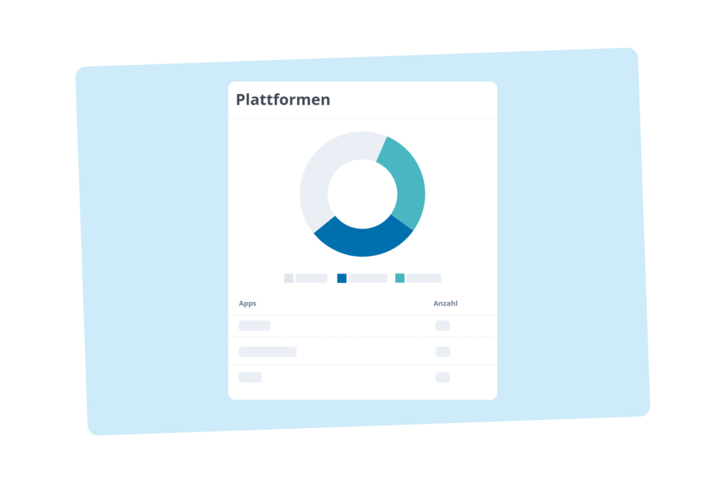 Illustration of podcast platform analytics